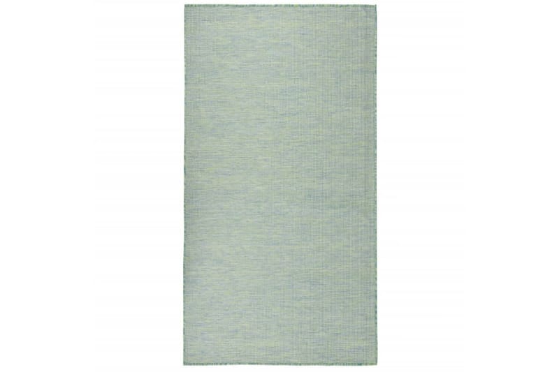Utendørs flatvevd teppe 140x200 cm turkis - Turkis - Tekstiler - Tepper & Matter - Utendørstepper