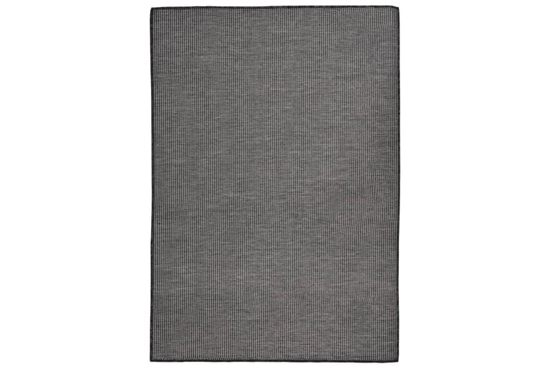 Utendørs flatvevd teppe 160x230 cm grå - Grå - Utendørstepper