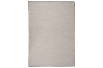 Utendørs flatvevd teppe 160x230 cm gråbrun - Taupe - Tekstiler - Tepper & Matter - Utendørstepper