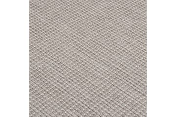 Utendørs flatvevd teppe 160x230 cm gråbrun - Taupe - Tekstiler - Tepper & Matter - Utendørstepper