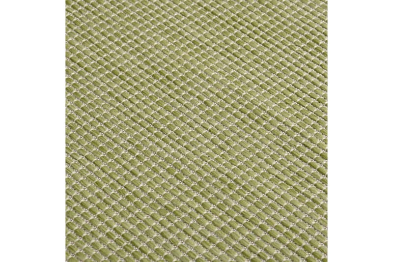 Utendørs flatvevd teppe 160x230 cm grønn - grønn - Utendørstepper
