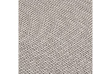 Utendørs flatvevd teppe 200x280 cm gråbrun - Taupe - Tekstiler - Tepper & Matter - Utendørstepper