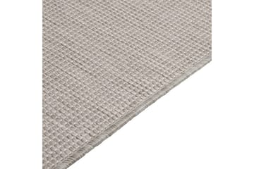 Utendørs flatvevd teppe 200x280 cm gråbrun - Taupe - Tekstiler - Tepper & Matter - Utendørstepper
