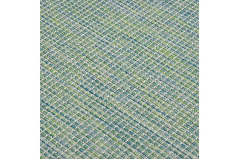 Utendørs flatvevd teppe 80x150 cm turkis - Turkis - Tekstiler - Tepper & Matter - Utendørstepper