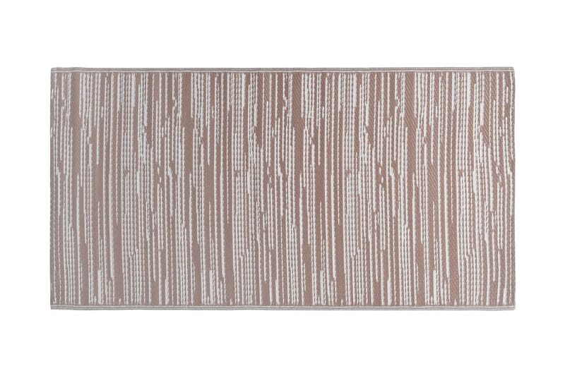 Uteteppe brun 80x150 cm PP - Utendørstepper