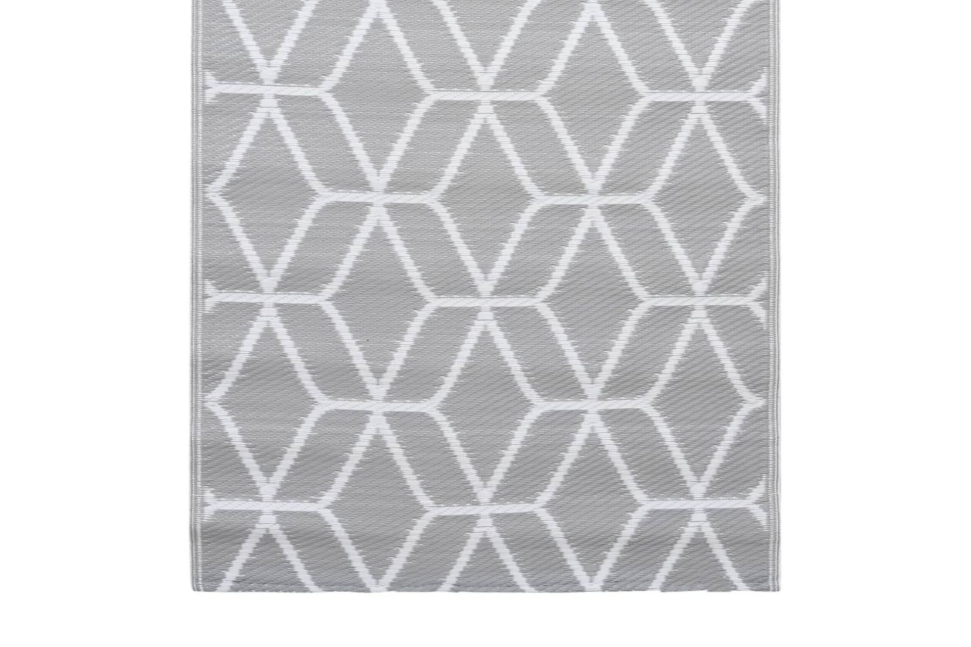 Uteteppe grå 160x230 cm PP - Tekstiler - Tepper & Matter - Utendørstepper
