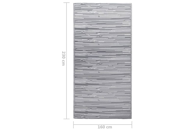 Uteteppe grå 160x230 cm PP - Tekstiler - Tepper & Matter - Utendørstepper