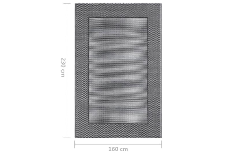Uteteppe grå 160x230 cm PP - Tekstiler - Tepper & Matter - Utendørstepper