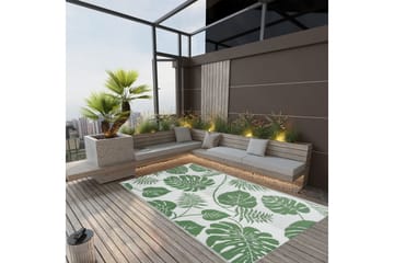 Uteteppe grønn 120x180 cm PP - grønn - Tekstiler - Tepper & Matter - Utendørstepper