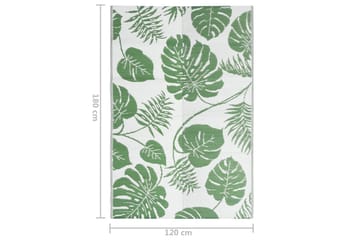 Uteteppe grønn 120x180 cm PP - grønn - Tekstiler - Tepper & Matter - Utendørstepper