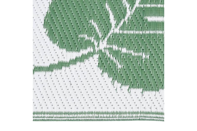 Uteteppe grønn 190x290 cm PP - grønn - Utendørstepper
