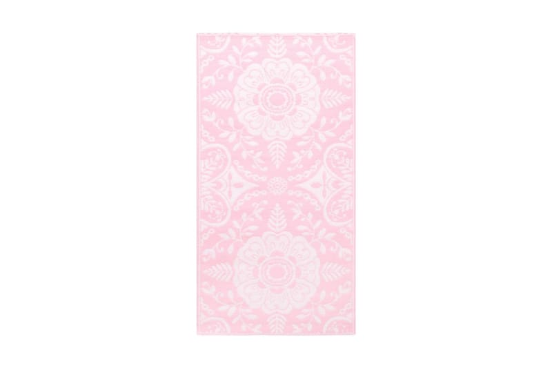 Uteteppe rosa 160x230 cm PP - Utendørstepper
