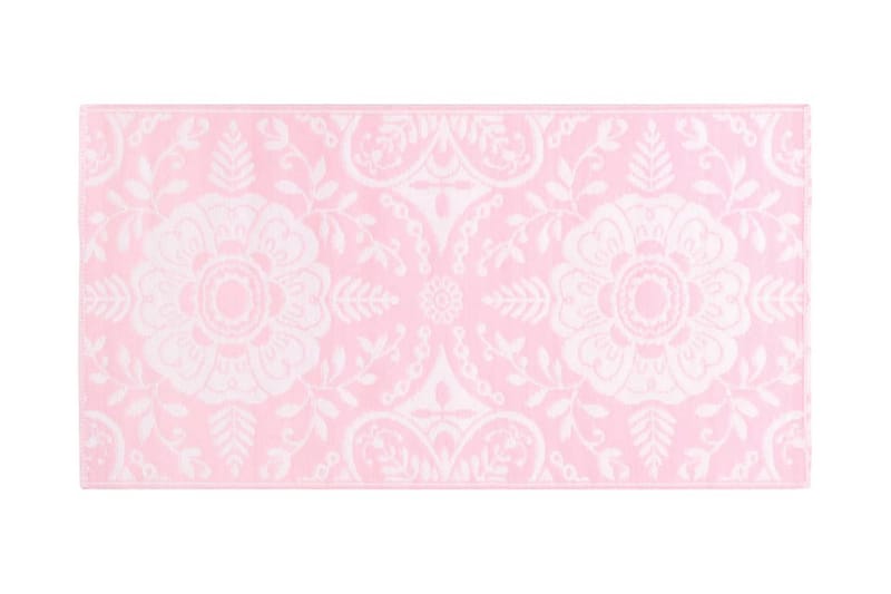 Uteteppe rosa 160x230 cm PP - Tekstiler - Tepper & Matter - Utendørstepper