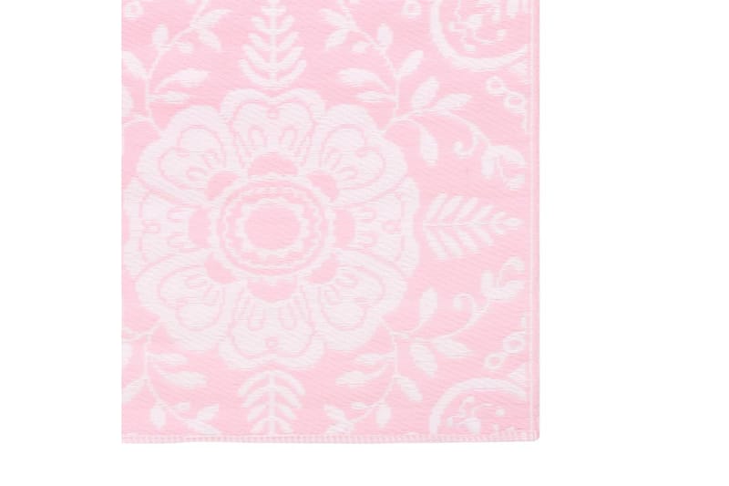 Uteteppe rosa 160x230 cm PP - Tekstiler - Tepper & Matter - Utendørstepper