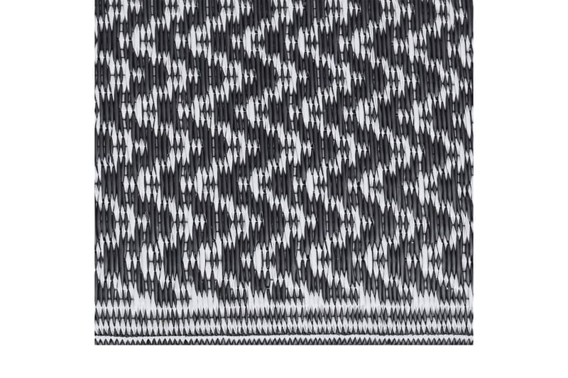 Uteteppe svart 140x200 cm PP - Svart - Tekstiler - Tepper & Matter - Utendørstepper