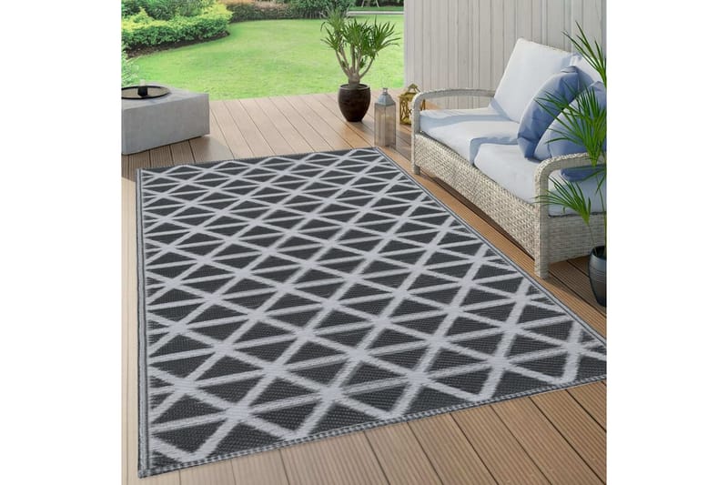 Uteteppe svart 160x230 cm PP - Tekstiler - Tepper & Matter - Utendørstepper