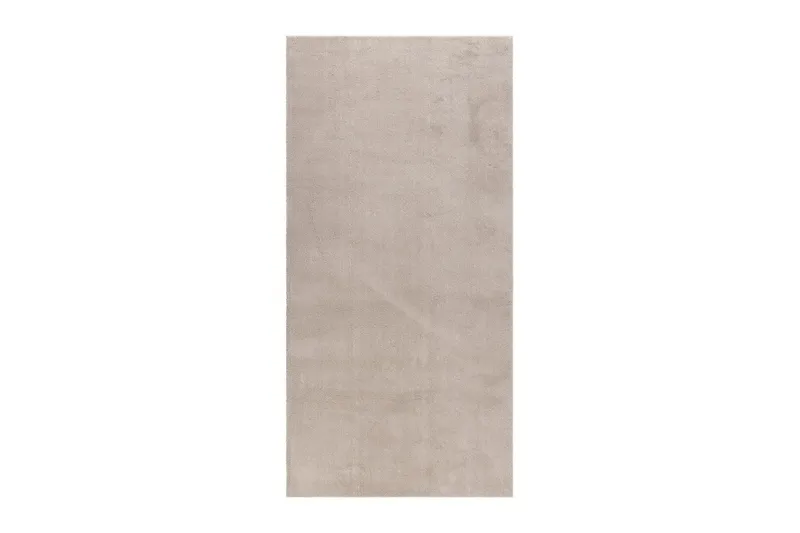 Vaskbart teppe Soft Rund, 120x120 cm, Melert lin