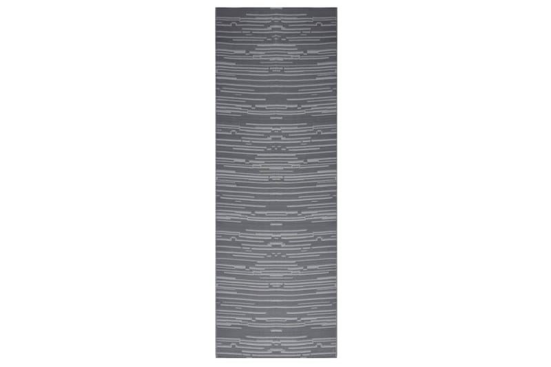 Uteteppe antrasitt 80x250 cm PP - Antrasittgrå - Utendørstepper