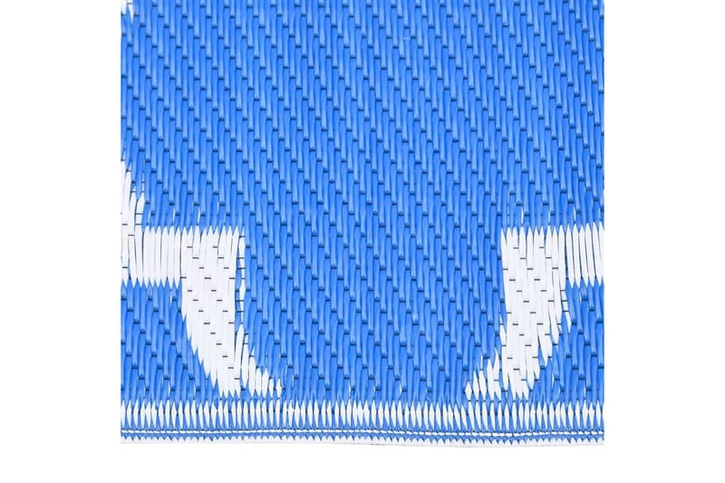Uteteppe blå 190x290 cm PP - Blå - Tekstiler - Tepper & Matter - Utendørstepper