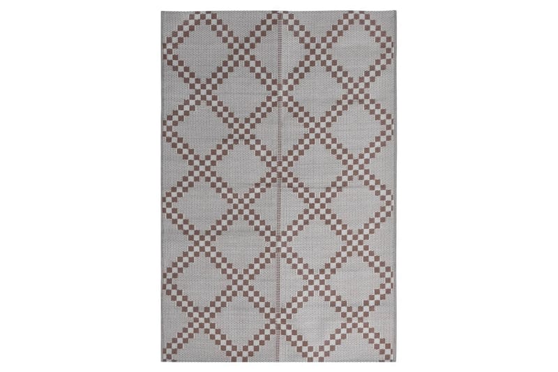 Uteteppe brun 140x200 cm PP - Brun - Tekstiler - Tepper & Matter - Utendørstepper