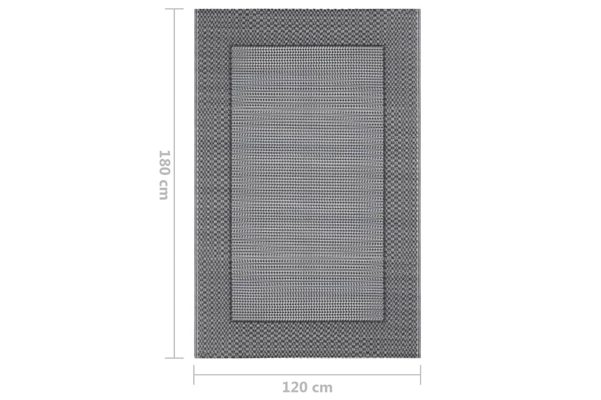 Uteteppe grå 120x180 cm PP - Tekstiler - Tepper & Matter - Utendørstepper