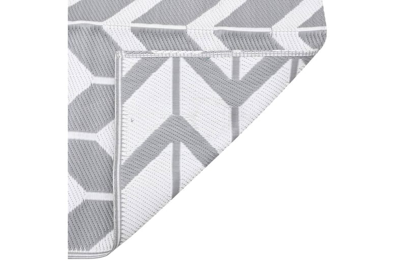 Uteteppe grå 120x180 cm PP - Grå - Utendørstepper