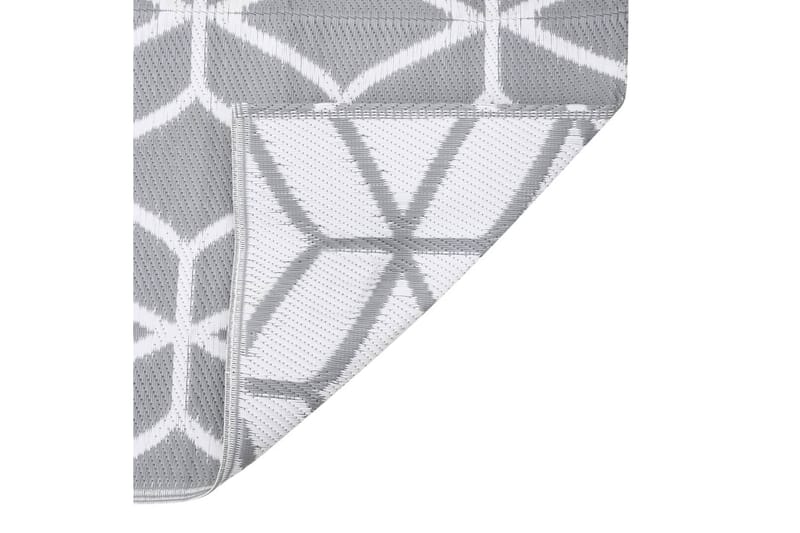 Uteteppe grå 80x250 cm PP - Grå - Utendørstepper