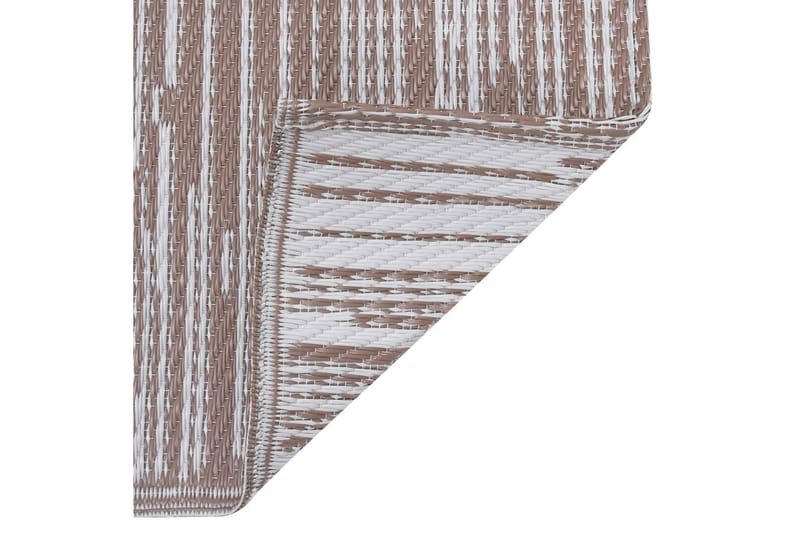 Uteteppe gråbrun 140x200 cm PP - Taupe - Tekstiler - Tepper & Matter - Utendørstepper