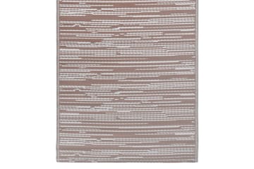 Uteteppe gråbrun 140x200 cm PP - Taupe - Tekstiler - Tepper & Matter - Utendørstepper