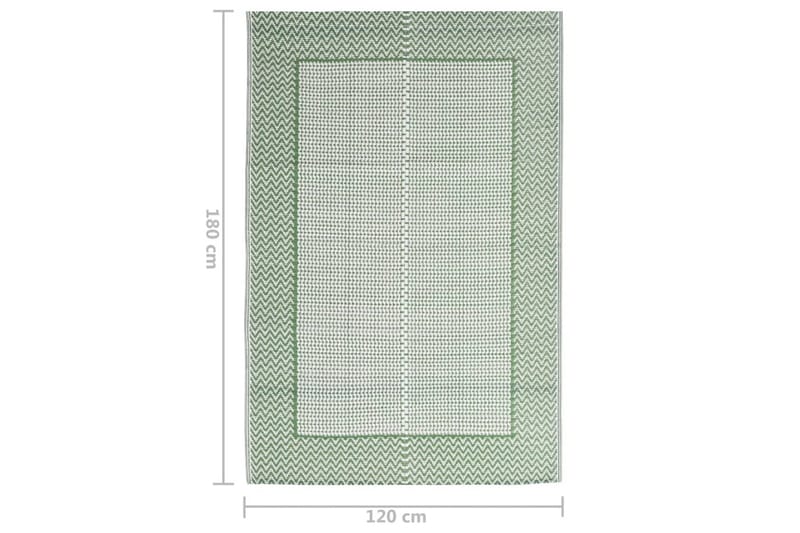 Uteteppe grønn 120x180 cm PP - grønn - Tekstiler - Tepper & Matter - Utendørstepper