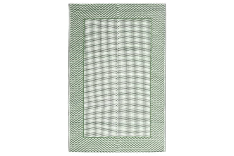 Uteteppe grønn 140x200 cm PP - grønn - Tekstiler - Tepper & Matter - Utendørstepper