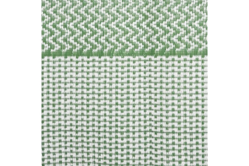 Uteteppe grønn 140x200 cm PP - grønn - Tekstiler - Tepper & Matter - Utendørstepper