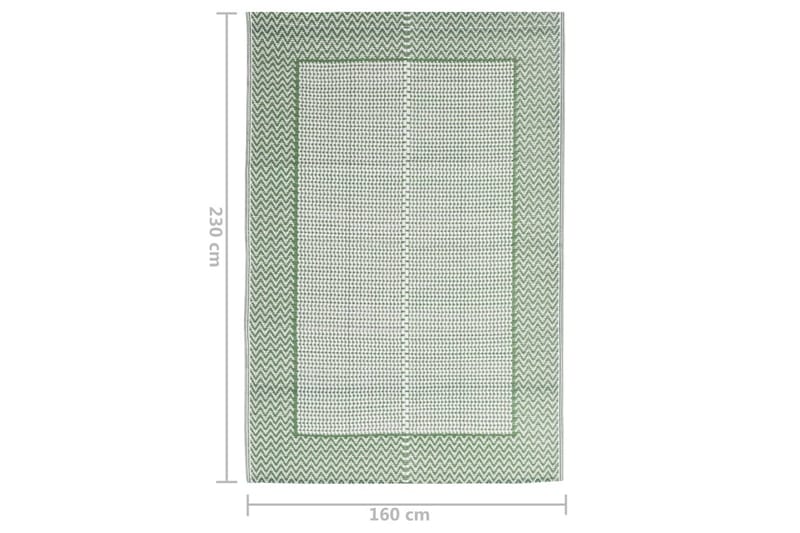 Uteteppe grønn 160x230 cm PP - grønn - Tekstiler - Tepper & Matter - Utendørstepper