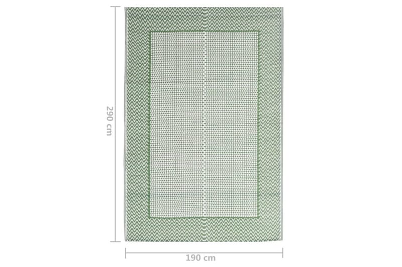 Uteteppe grønn 190x290 cm PP - grønn - Tekstiler - Tepper & Matter - Utendørstepper