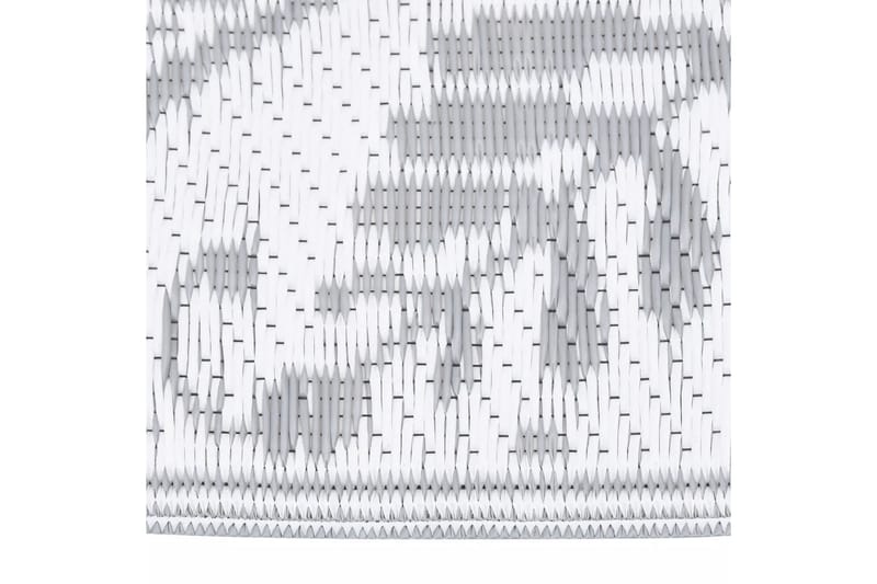 Uteteppe lysegrå 140x200 cm PP - Grå - Utendørstepper