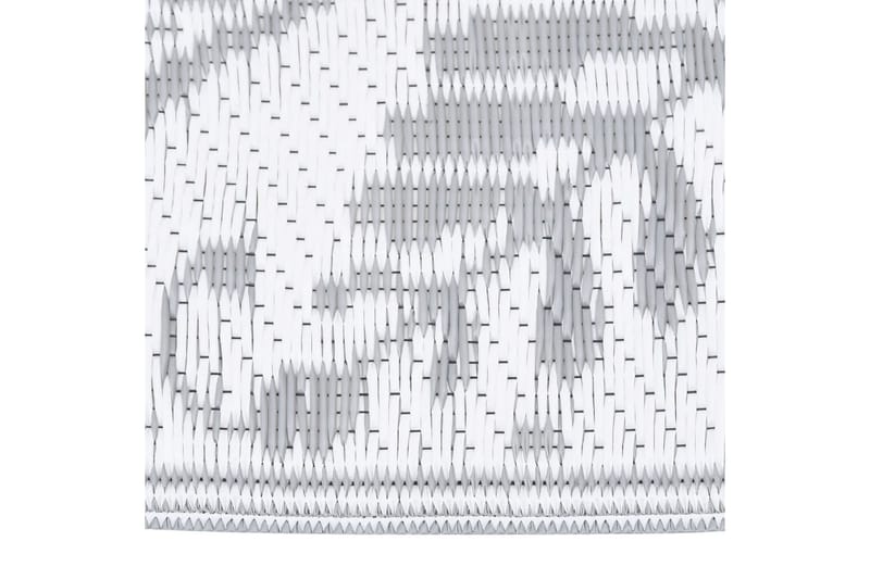 Uteteppe lysegrå 80x250 cm PP - Grå - Utendørstepper