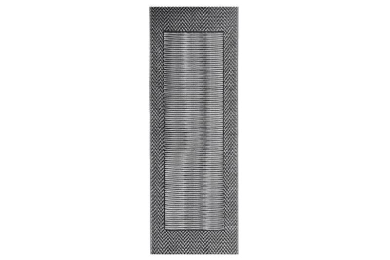 Uteteppe svart 80x250 cm PP - Svart - Tekstiler - Tepper & Matter - Utendørstepper