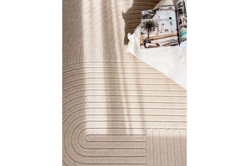 Utomhusmatta KM Home Linnebeige 160x230 cm - Tekstiler - Tepper & Matter - Store tepper