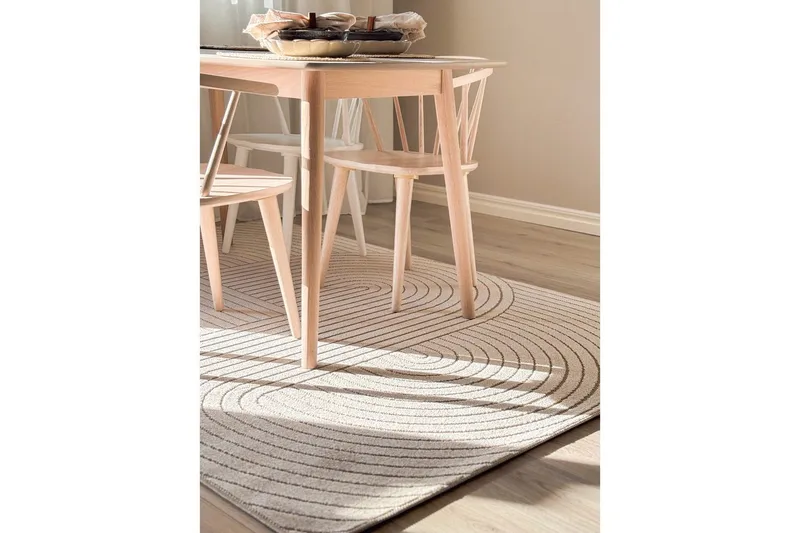 Utomhusmatta KM Home Linnebeige 160x230 cm - Tekstiler - Tepper & Matter - Store tepper