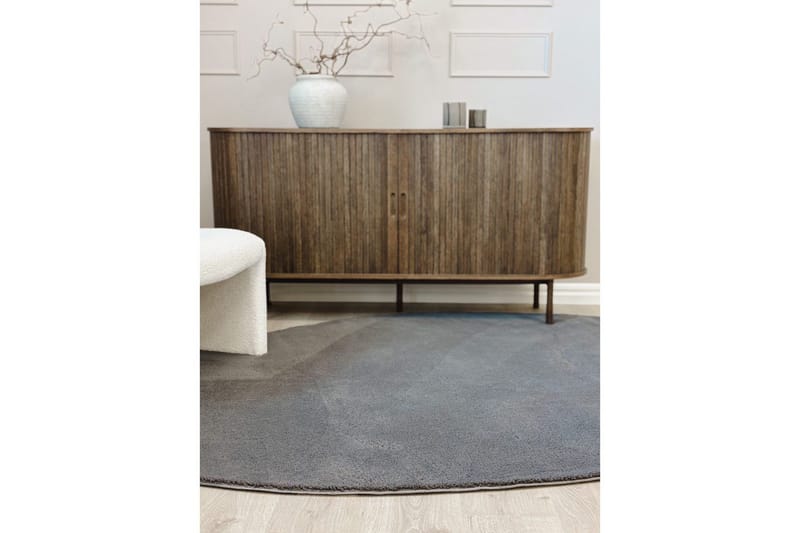 Vaskbart teppe Soft Shape - 200x290 cm, Grafitt - Tekstiler - Tepper & Matter - Flatvevde tepper