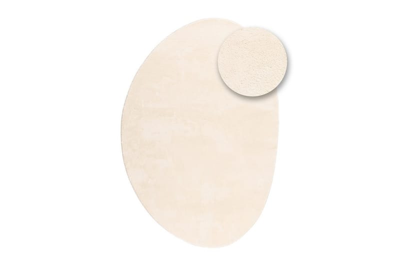 Vaskbart teppe Soft Shape - 200x290 cm, Natur - Tekstiler - Tepper & Matter - Flatvevde tepper