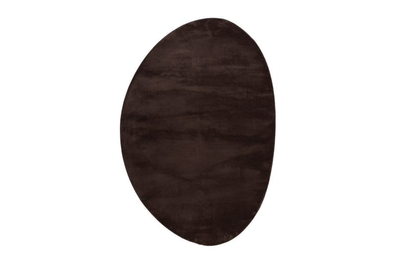Vaskbart teppe Soft Shape, 200x290 cm, Sjokolade
