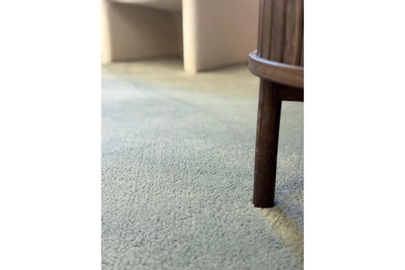 Vaskbart teppe Soft Shape - 240x340 cm, Grønn - Tekstiler - Tepper & Matter - Flatvevde tepper