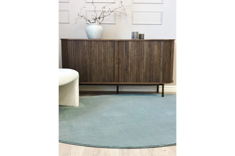 Vaskbart teppe Soft Shape - 240x340 cm, Grønn - Tekstiler - Tepper & Matter - Flatvevde tepper