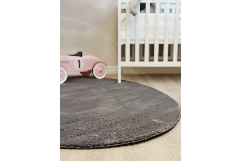 Vaskbart teppe Soft Shape - 240x340 cm, Grafitt - Tekstiler - Tepper & Matter - Flatvevde tepper
