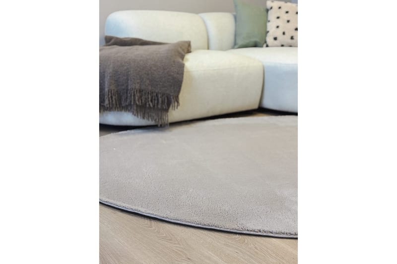 Vaskbart teppe Soft Shape - 240x340 cm, Greige - Tekstiler - Tepper & Matter - Flatvevde tepper