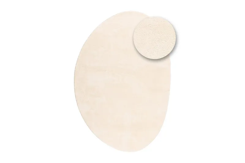 Vaskbart teppe Soft Shape - 240x340 cm, Natur - Tekstiler - Tepper & Matter - Flatvevde tepper