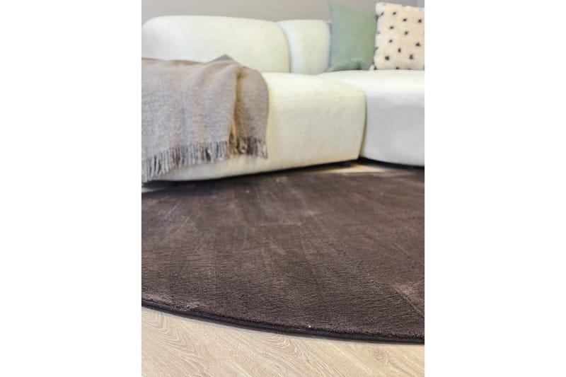 Vaskbart teppe Soft Shape - 240x340 cm, Sjokolade - Tekstiler - Tepper & Matter - Flatvevde tepper