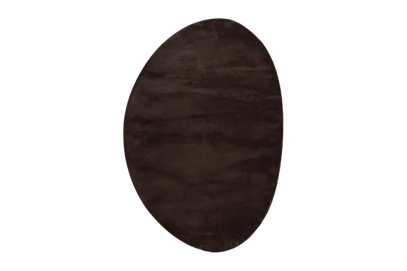 Vaskbart teppe Soft Shape - 240x340 cm, Sjokolade - Tekstiler - Tepper & Matter - Flatvevde tepper