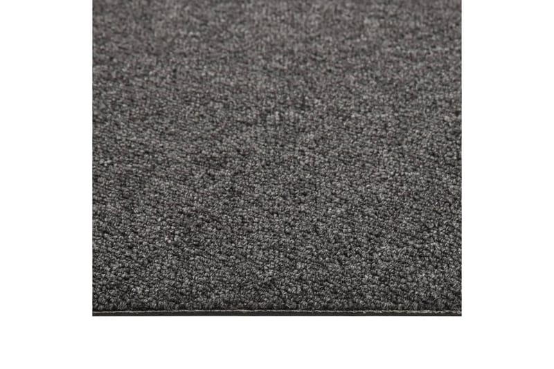 Teppefliser gulv 20 stk 5 m² 50x50 cm antrasitt - Tekstiler - Tepper & Matter - Vegg til vegg tepper